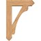 Ekena Millwork Legacy Arts and Crafts Smooth Bracket w/ Offset Brace, Western Red Cedar, 7 1/2"W x 28"D x 40"H BKT0806X28X40LEC03SWR - alternate 2